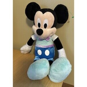 16" DISNEY MICKEY MOUSE Kids Plush Travel Buddy Toy Gift  Boys Girls Preowned
